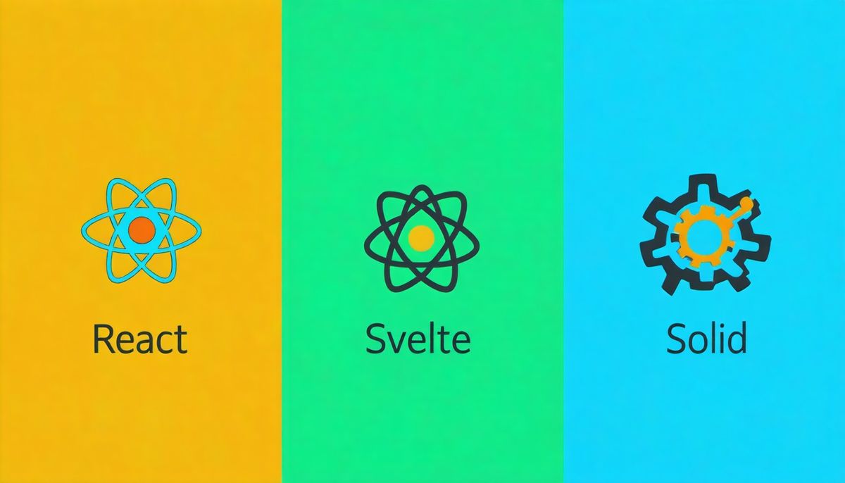 2026'de Web Geliştirme: React vs Svelte vs Solid Performans Kıyaslaması