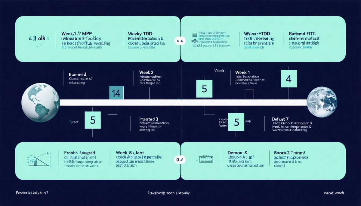 8 Haftalık Ürün Odaklı Yazılım Geliştirme Eğitim Planı ve Proje Örnekleri