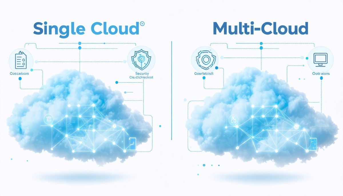 Tek Bulut mu Çoklu Bulut mu? Maliyet, Güvenlik ve Uyumluluk Karşılaştırması